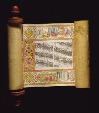 Rotolo di Ester, 1781 da Italian School